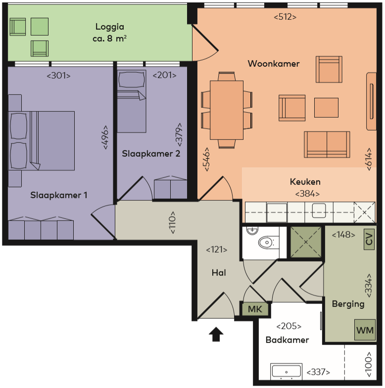 Appartement in Leiden