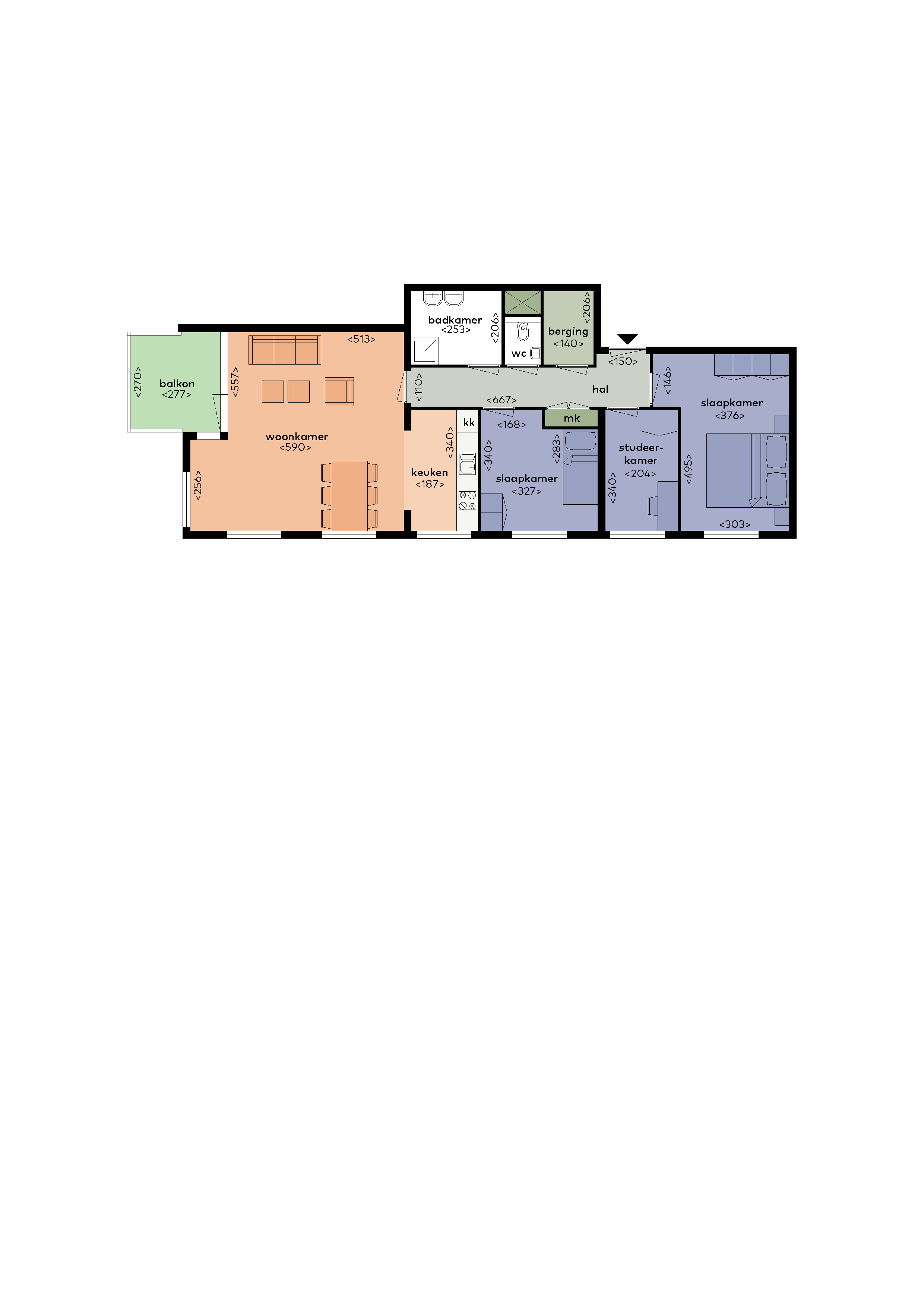 View photo 1/3 of apartment in Amsterdam