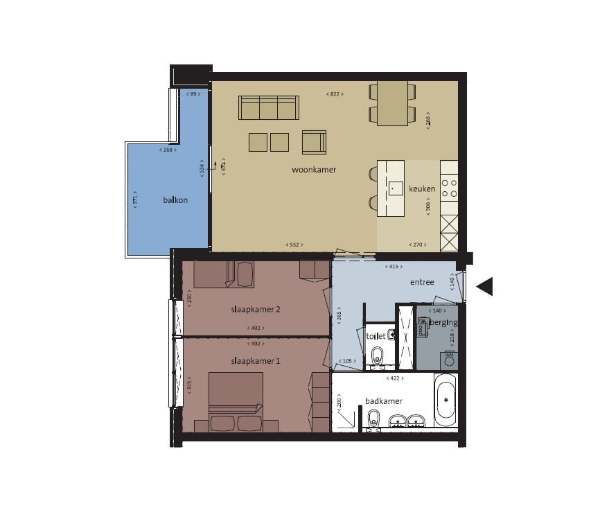 Appartement in Breda
