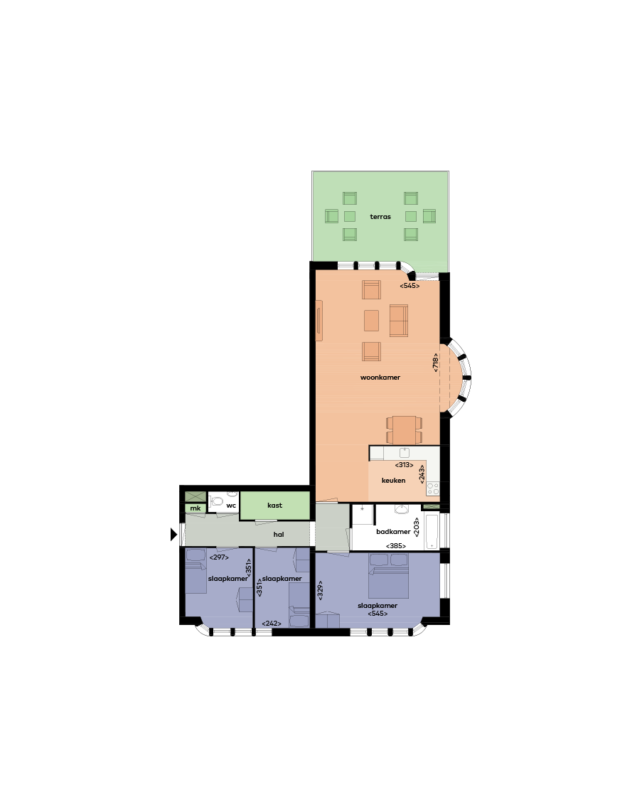 Appartement in Voorschoten