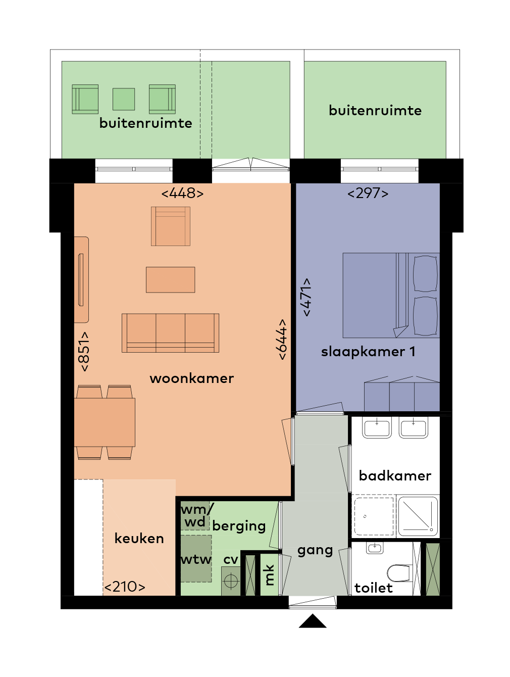Appartement in Bussum