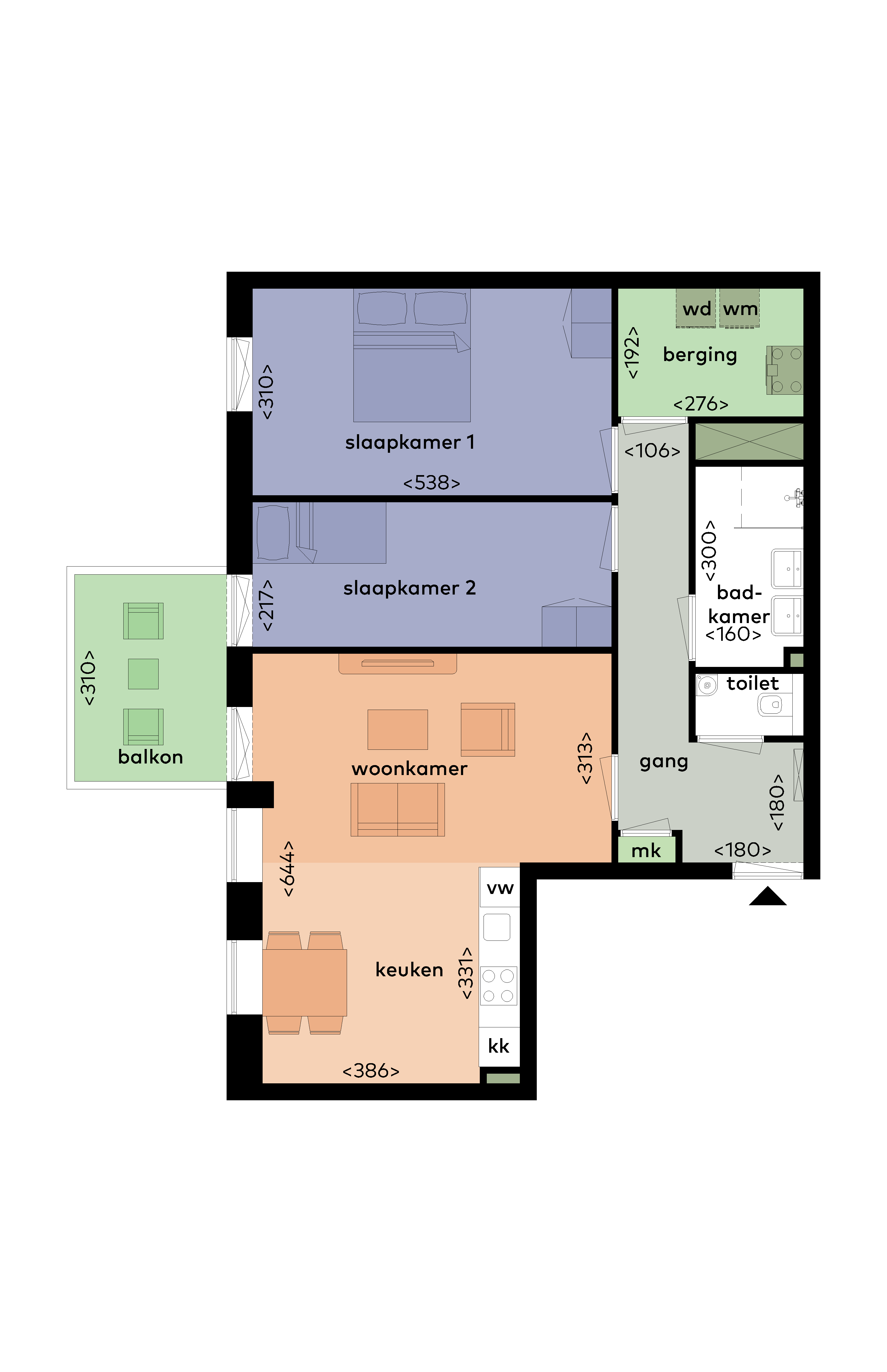 Appartement in Diemen