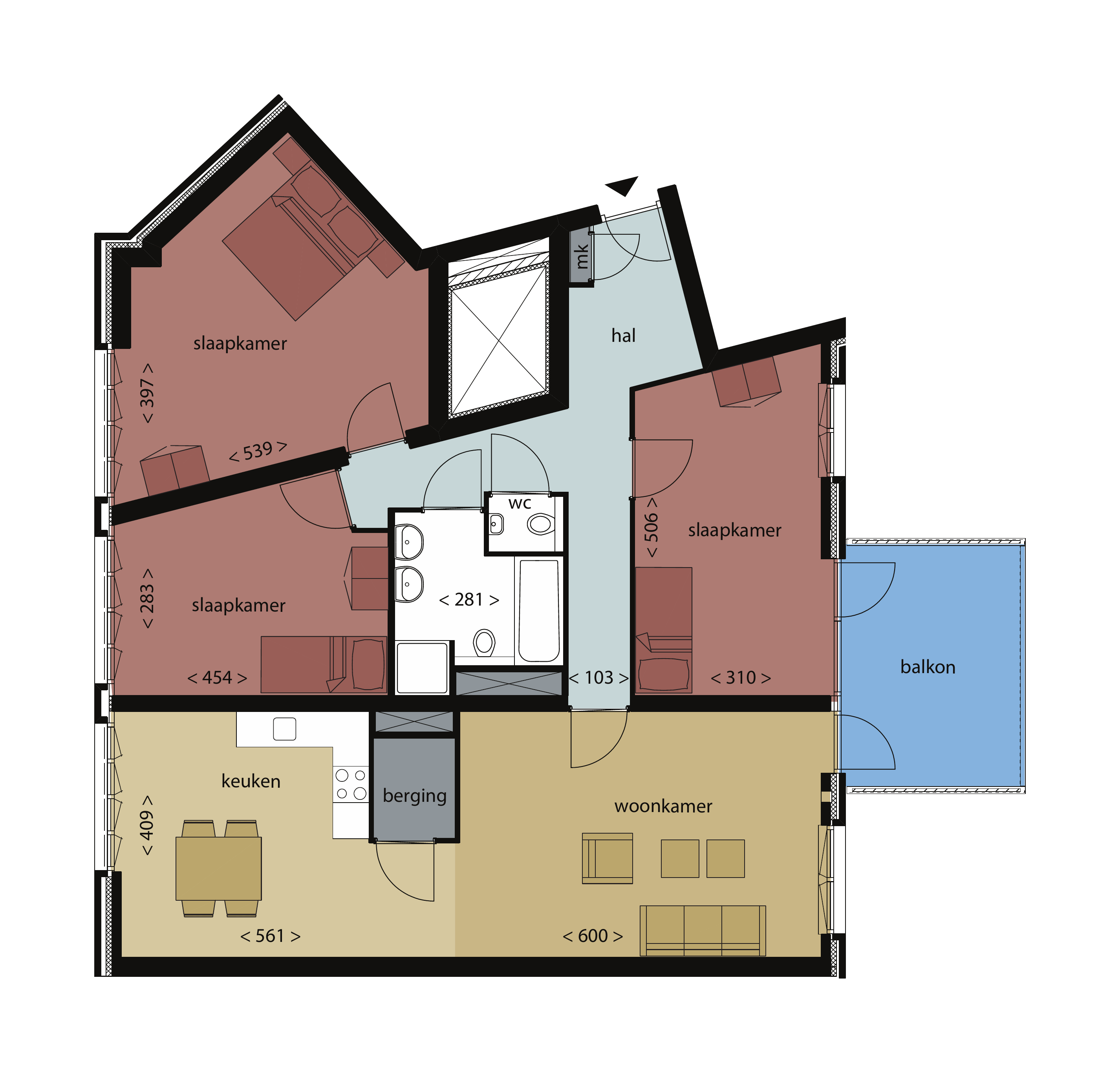 Appartement in Breda