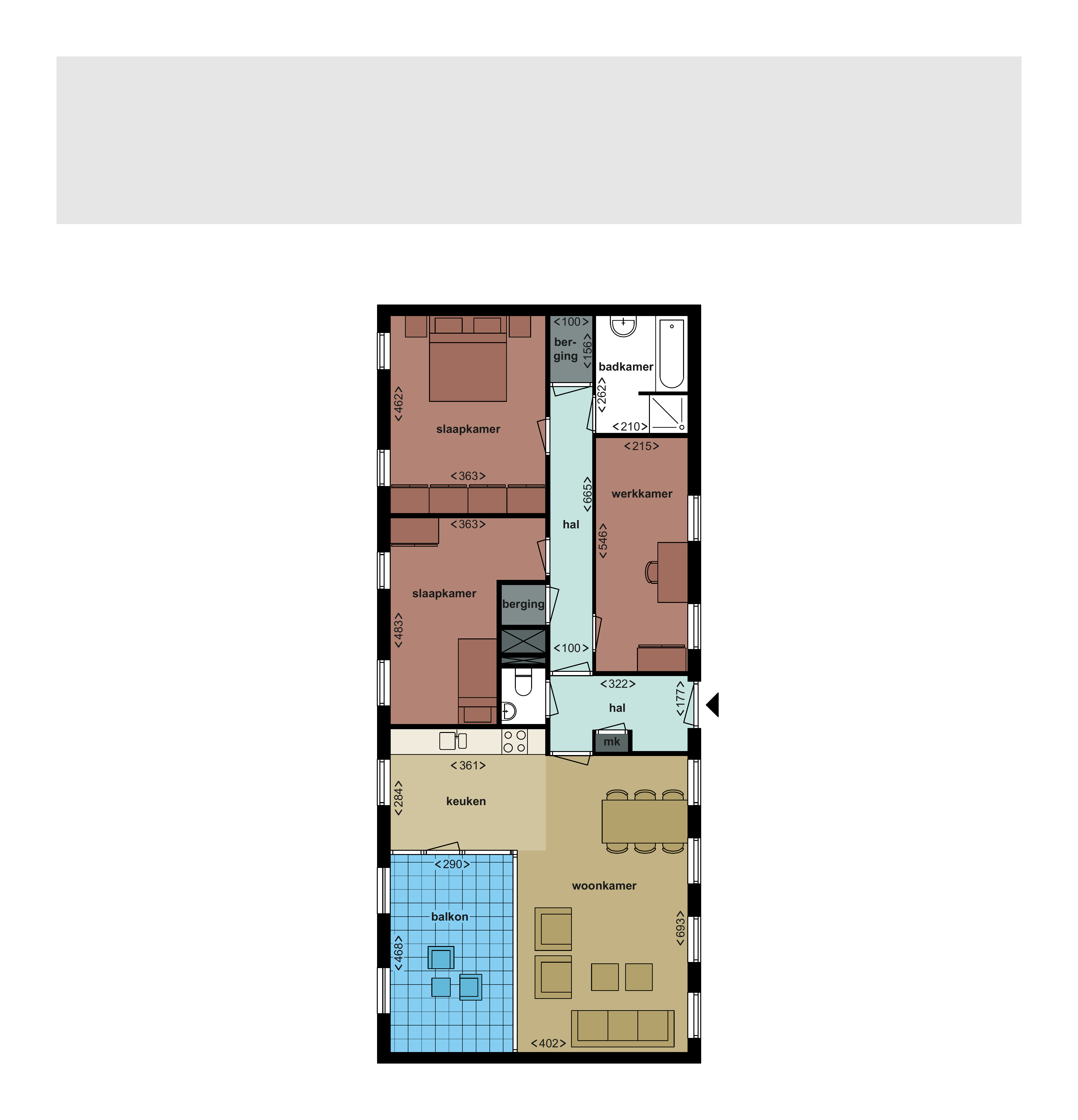 Appartement in Breda