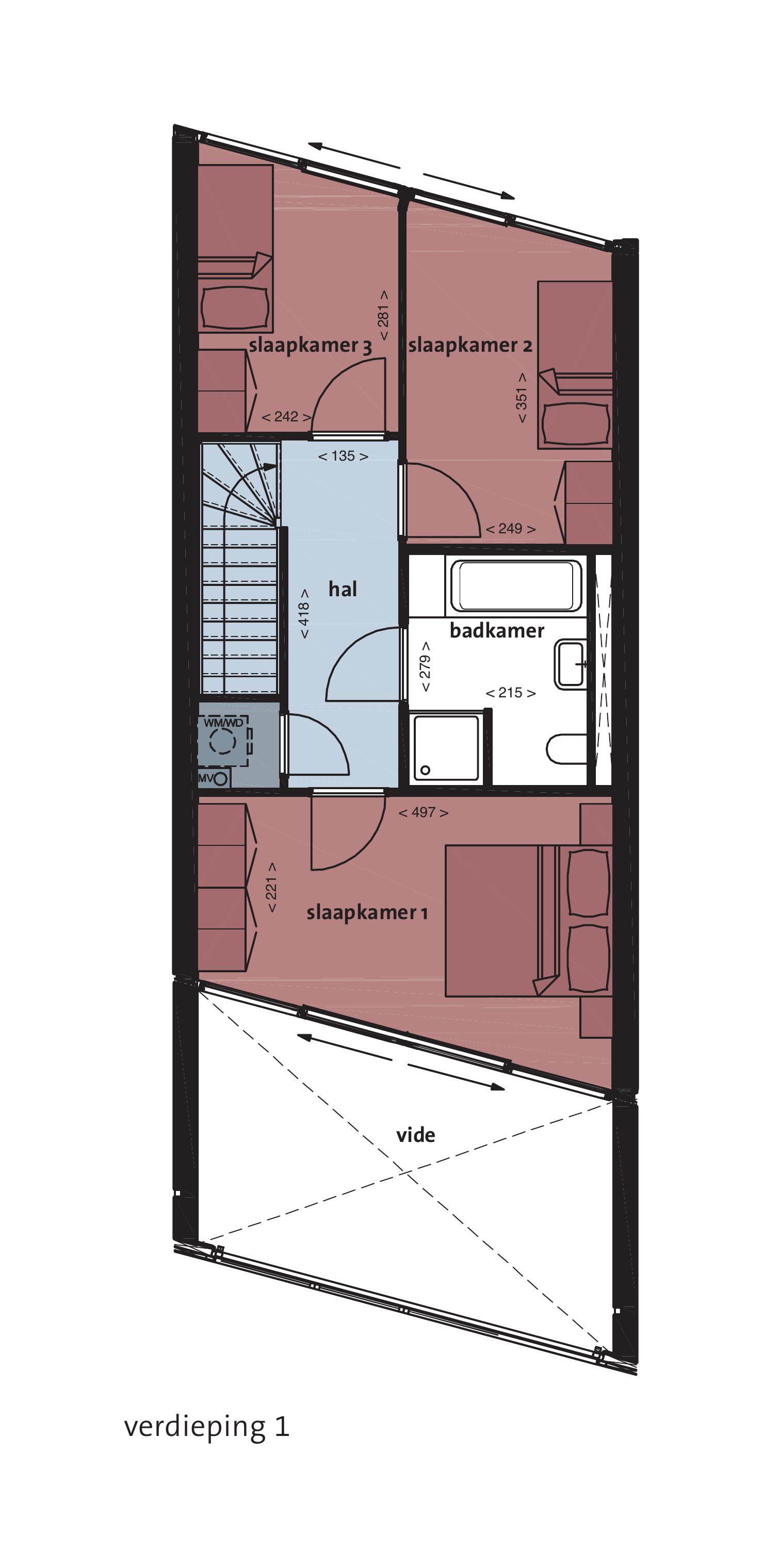 Appartement Doggerstraat in Amsterdam