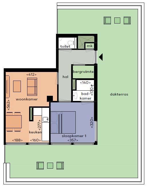 Appartement in Zwolle