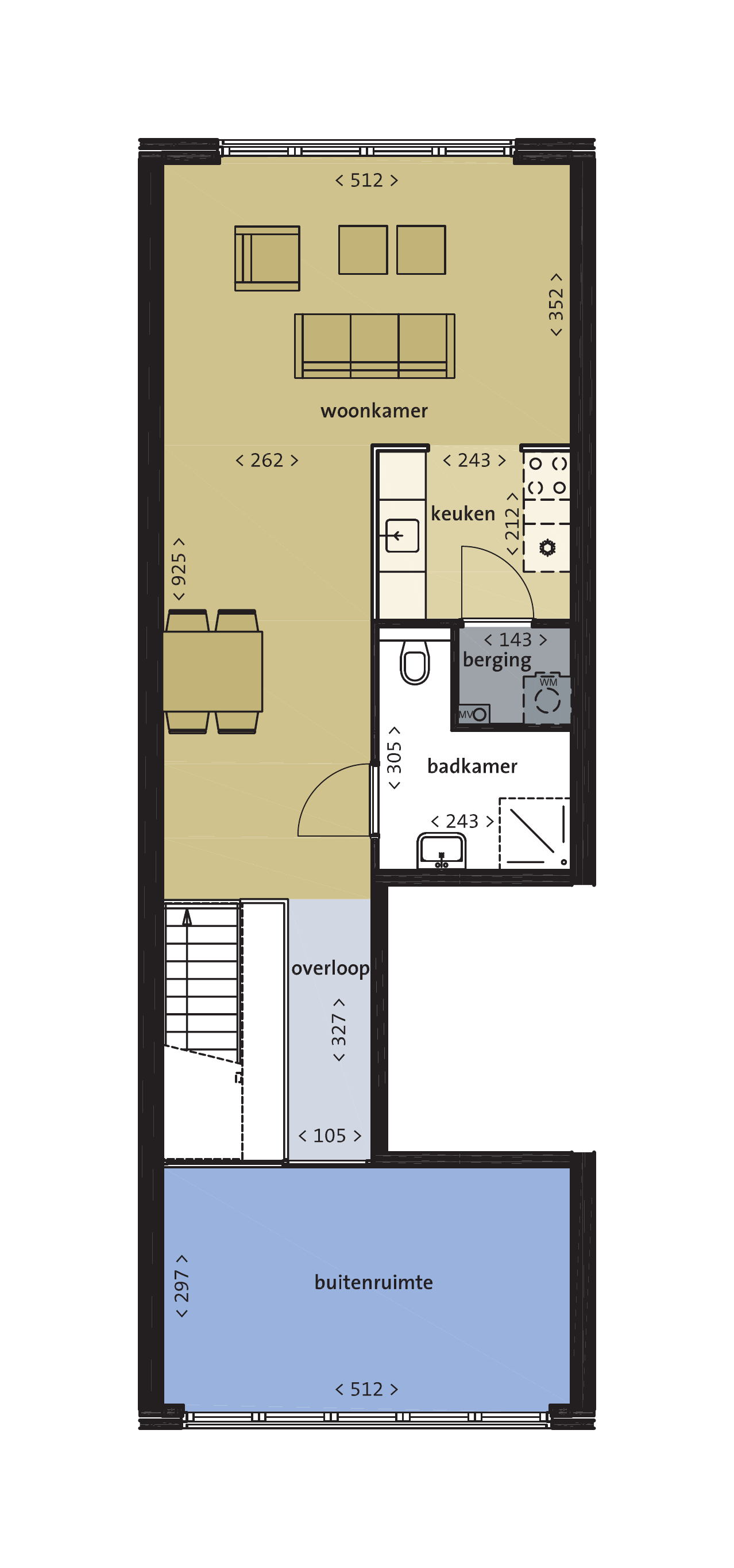 Appartement Bijlmerdreef in Amsterdam