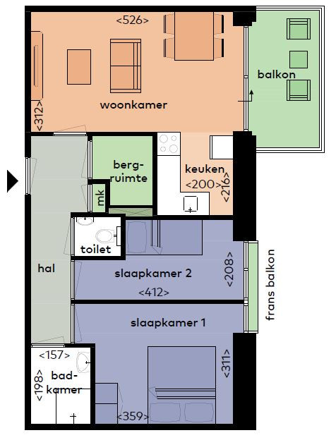 Appartement in Zwolle