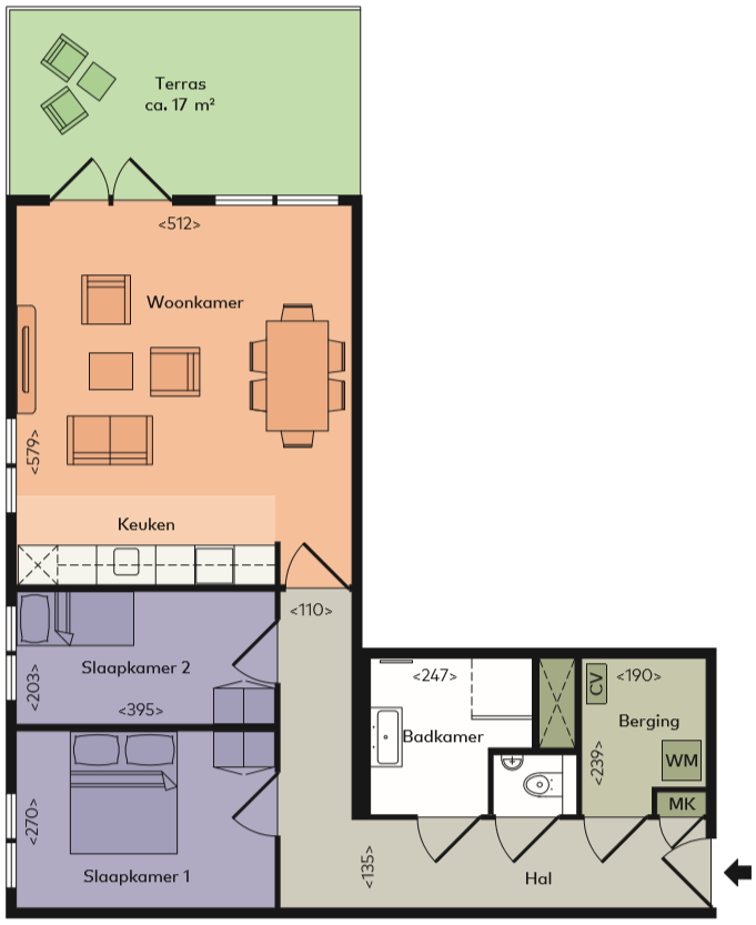 Appartement in Leiden